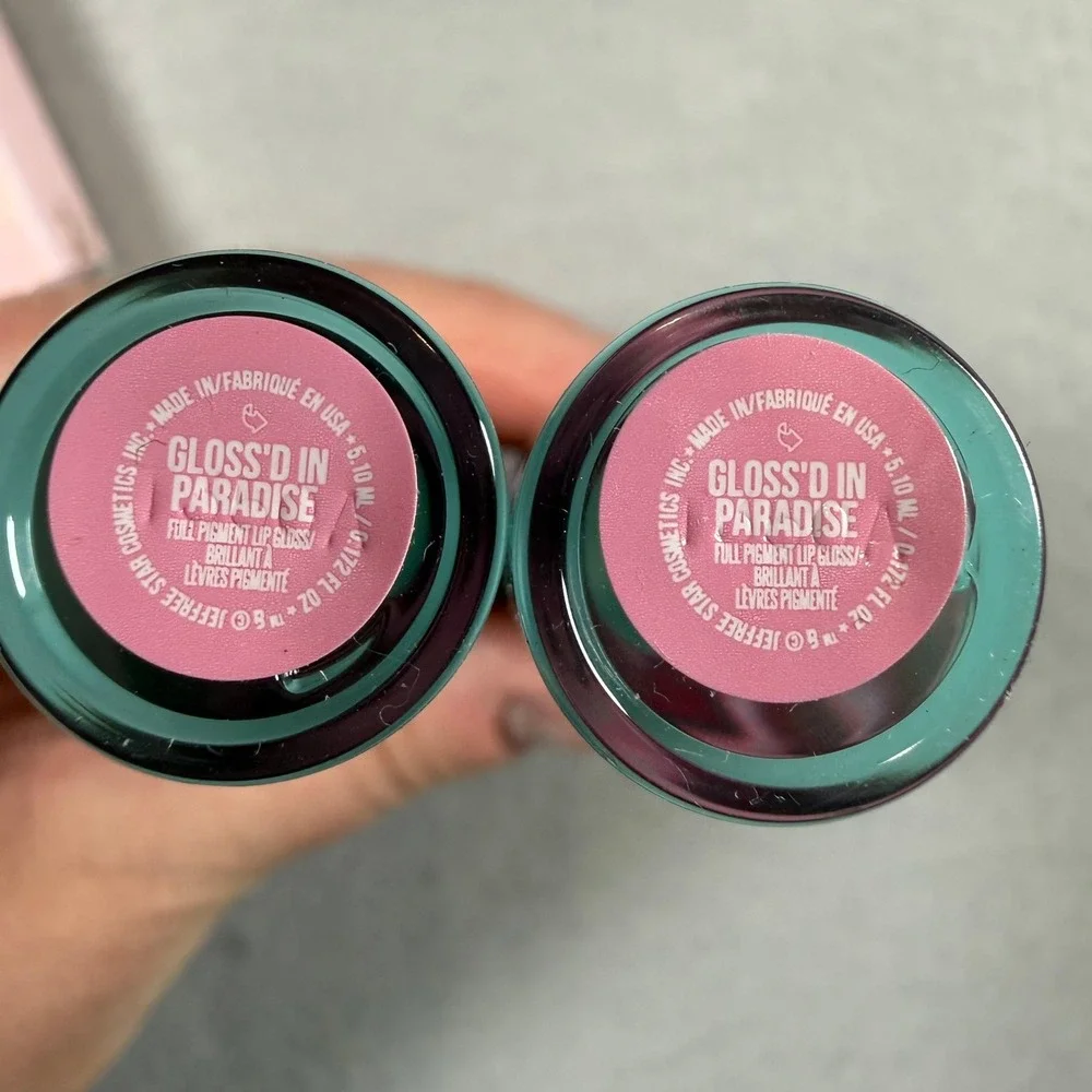 Jeffree‎ Star Gloss'd In Paradise Supreme Gloss Teal Blue Lip Gloss 2-Pack NIB